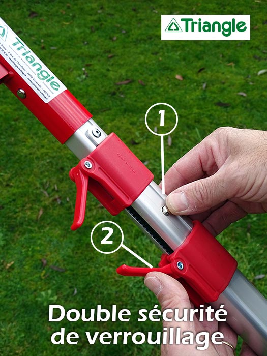 Echenilloir adaptable sur perche METALLO